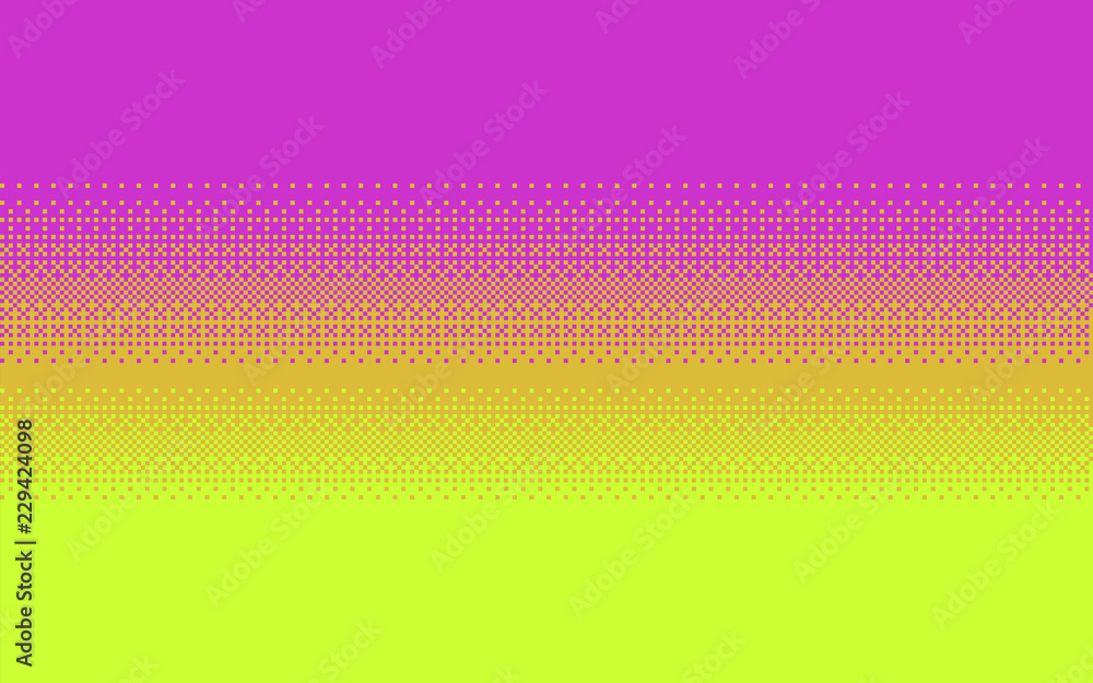 Poster pixel art gradient color. dithering vector background.