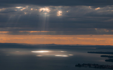 sunset over the Bodensee