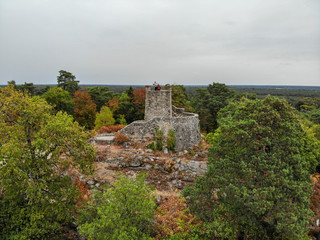 Denecourt Tower in Fontainebleau