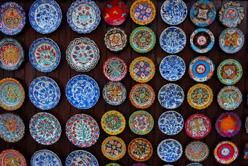 Malowane talerze Bułgaria, nessebar
