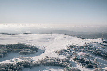 Winter over the Semenic