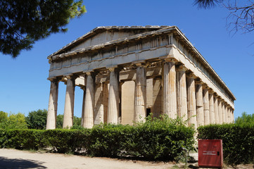 Fototapeta na wymiar griechenland, athen, Tempel des Hephaistos 