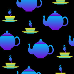 Abstract rainbow seamless pattern background. Modern swatch paint for birthday card, party invitation, sale wallpaper, holiday wrapping paper, fabric, bag print, t shirt, workshop advertising