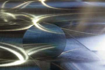 flat metal surface texture after end milling