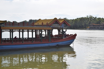 Fototapeta premium boat on the river