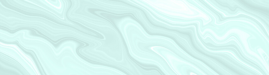 Fototapeta na wymiar A wave pattern of white and blue. The background is turquoise with streaks and curved lines.