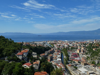 Fototapeta na wymiar View of the city of Rijeka