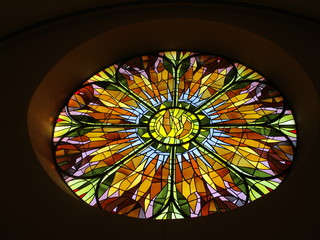 stained glass window
