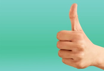 Group of people hands showing thumbs up