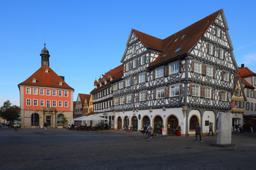 Fototapeta premium Schorndorf, Baden-Württemberg, Deutschland : Stadtansicht