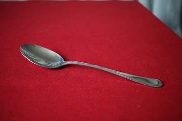 spoon on the table