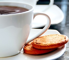 image of a cup of coffee  on the table