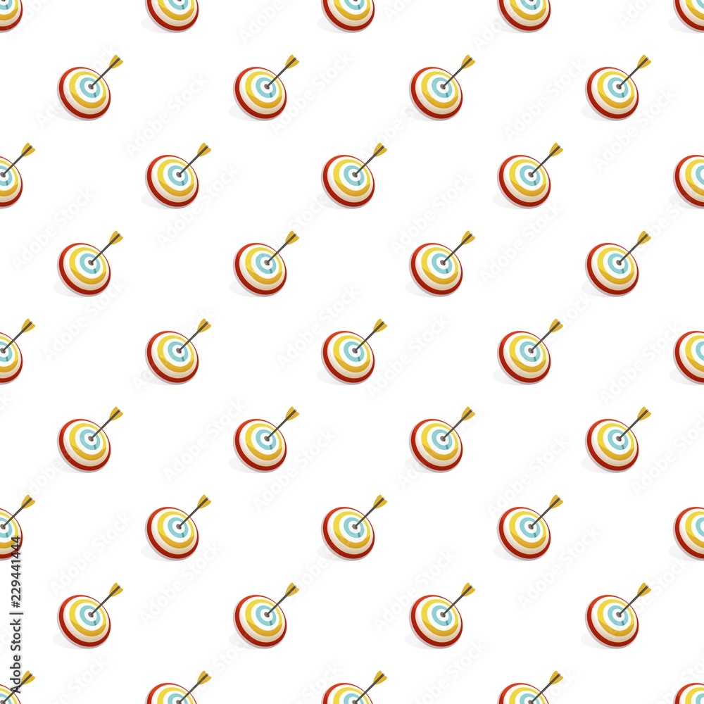 Poster arrow in target pattern seamless repeat background for any web design