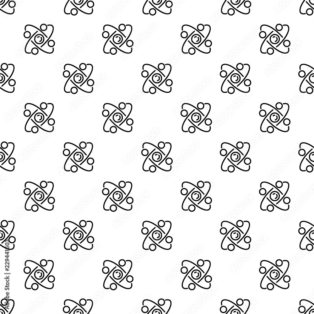 Poster atom pattern seamless repeat background for any web design