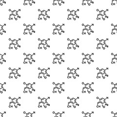Chemistry formula pattern seamless repeat background for any web design