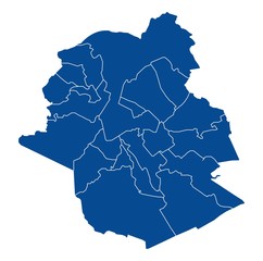 Map of Brussels