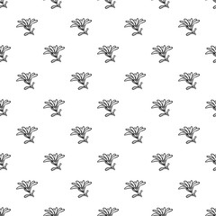 Calendula flower pattern seamless repeat background for any web design