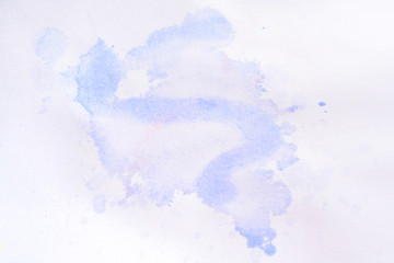blue watercolor background with paint overflows