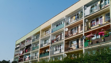 Plattenbau in Polen