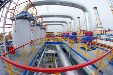 Fototapeta premium Компрессорная станция/Compressor station