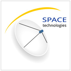 space antenna logo TV telecommunications technology radio television information astronomy 