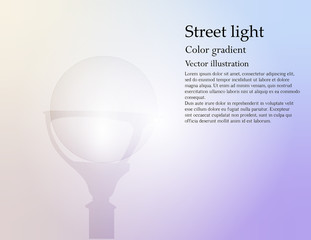 abstract background with bulb