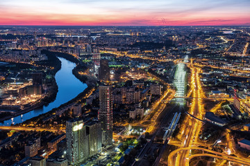 Fototapeta premium city at night