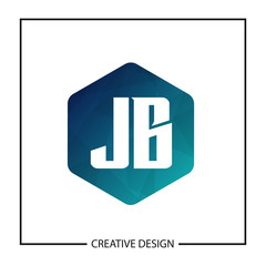 Initial Letter JB Logo Template Design