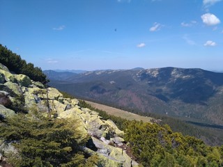 Fototapeta premium Mountain hiking view