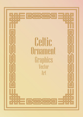 vintage background with frame