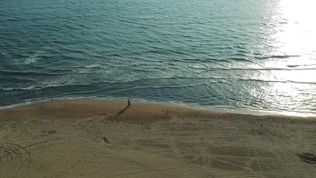 Passeggiata sulla spiaggia