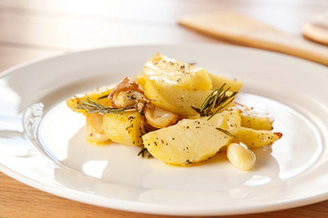 Potatoes with rosemary