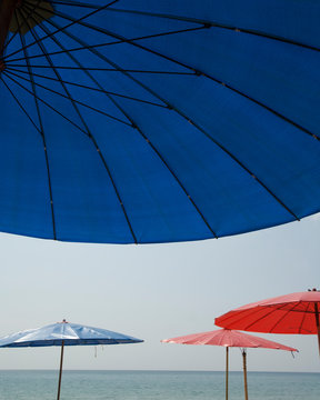 Beach umbrellas