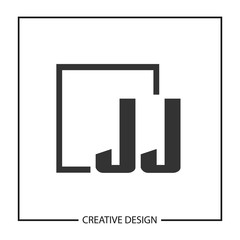 Obraz premium Initial Letter JJ Logo Template Design