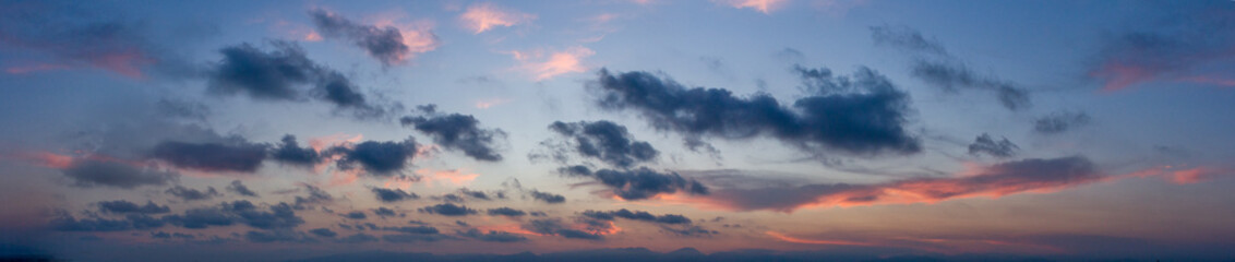 Fototapeta Himmel bei Abenddämmerung obraz
