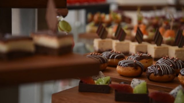 pastry buffet, snack break, tea party, desert buffet, self served buffet.