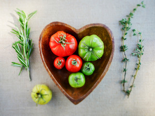 Tomatos and Herbs