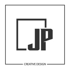 Initial Letter JP Logo Template Design