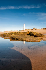Trafalgar lighthouse, Caños de Meca, Cadiz ,Andalucia, Spain