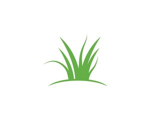 Grass logo vector