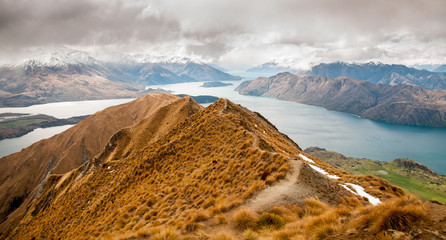 Ausblick vom Roys Peak in Wanaka, Neuseeland