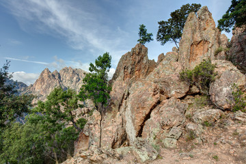Paysages de Corse - Gorges de Spelunca entre Evisa et Porto