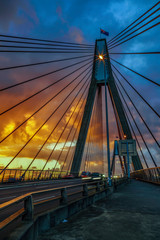 bridge at night