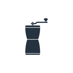 Coffee old grinder isolated icon on white background, 400 coffee set, logo and sign