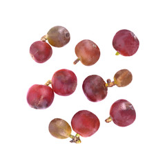 fresh coffee beans isolated on white background