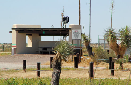 The Highway Rest Area West Of Deming New Mexico