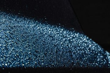 Rain drops on the surface of the car, abstract background