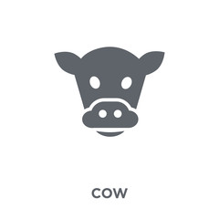 Cow icon from Agriculture, Farming and Gardening collection.