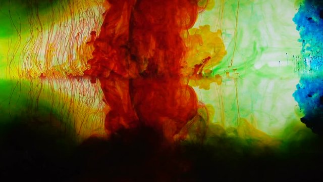 Colorful substance mixture, virus outbreak concept, abstract background