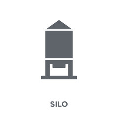 Silo icon from Agriculture, Farming and Gardening collection. © t-vector-icons